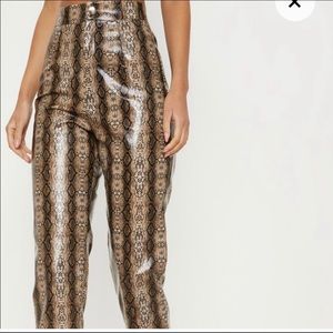 Snake print Pants